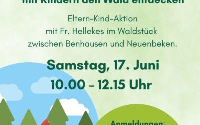 Eltern-Kind-Waldaktion am 17.06.2023 „Besuch im Zwergenland“